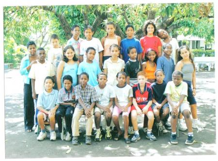 moi en CM2  &agrave; LA REUNION